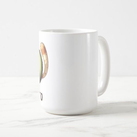 Avo-Catto - Punny Cat Avocado Mok (Voorkant rechts)