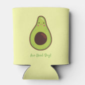 Avo Good Day Happy Avocado Blikjeskoeler (Achterkant)