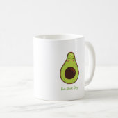 Avo Good Day Happy Avocado Koffiemok (Voorkant rechts)