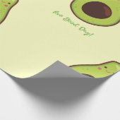 Avo Good Day Punny Avocado Cadeaupapier (Hoek)