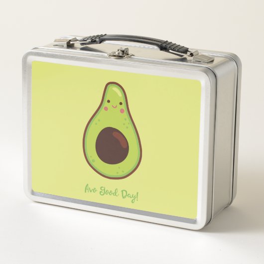 Avo Good Day Punny Avocado gepersonaliseerd (Voorkant)