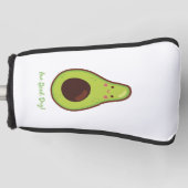 Avo Good Day Punny Avocado Golfheadcover (Voorkant)