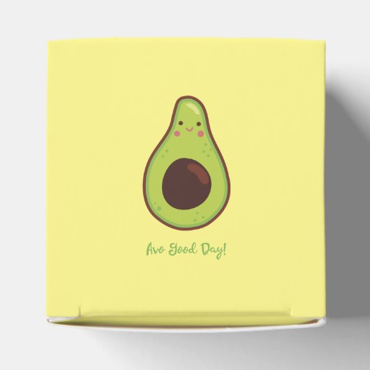 Avo Good Day Punny Avocado Party Bedankdoosjes (Bovenkant)