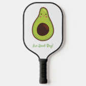 Avo Good Day Punny Avocado Pickleball Paddle (Voorkant)