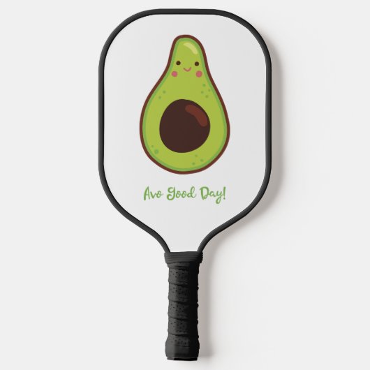 Avo Good Day Punny Avocado Pickleball Paddle (Achterkant)