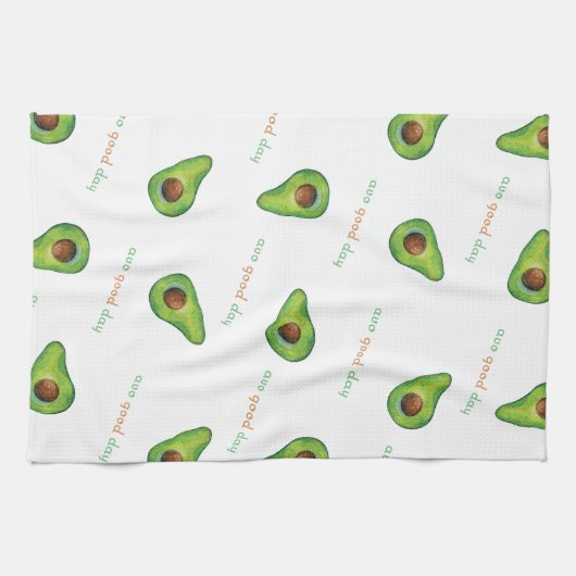 Avo Good Day Watercolor Theedoek (Horizontaal)