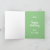 Avo Grote Verjaardag Grappige Avocado Eten Pun Feestdagen Kaart (Binnen)