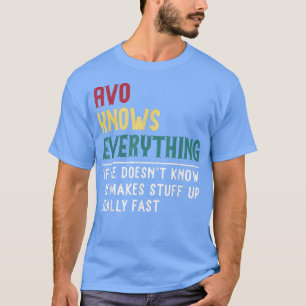 Avo kent de dag van de vaders voor grappige opa t-shirt