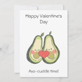 Avo-Knuffel Tijd! – Mooie Valentijnskaart Kaart