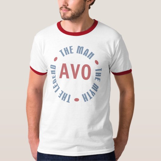 Avo Man Myth Legend T-shirt (Voorkant)