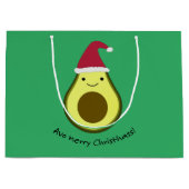 Avo Merry Christhass Avocado Groot Cadeauzakje (Voorkant)