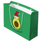 Avo Merry Christhass Avocado Groot Cadeauzakje (Achterkant Gekanteld)