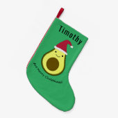 Avo Merry Christhass Avocado Kleine Kerstsok (Voorkant (Hangend))
