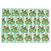 Avo Merry Christmas Funny Avocados Humor Groot Cadeauzakje (Achterkant)