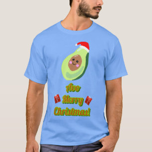 Avo Merry Kerstmis Avocado T-shirt