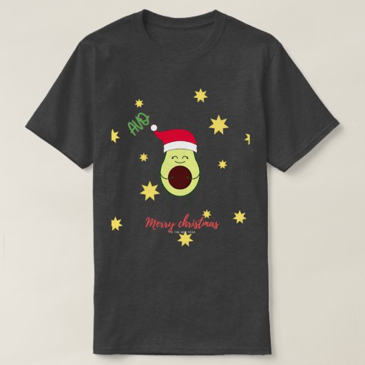 Avo Merry Kerstmis Classic TShirt (Design voorkant)