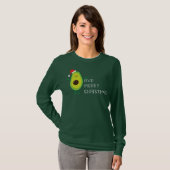 Avo Merry Kerstmis T-shirt (Voorkant volledig)