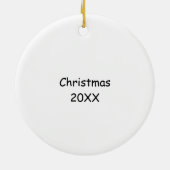 Avo Merry kerstnamado Humor Holiday Keramisch Ornament (Achterkant)