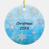 Avo Merry kerstnamado Humor Holiday Keramisch Ornament (Achterkant)