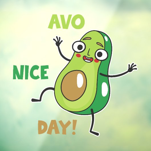 Avo Nice Day Raamsticker (Vel 3)