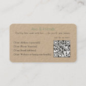 Avo & Vrienden | Avocado Logo Gezonde voeding - Visitekaartje (Achterkant)