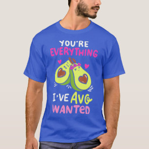 avo wilde vegan avocado valentijnen hart dag t-shirt