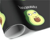 Avoc-schattig Funny Avocado Pun Dark BG Cadeaupapier (Rol Hoek)