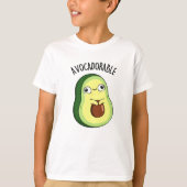 Avoc-schattig Funny Avocado Pun T-shirt (Voorkant)