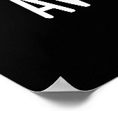 Avoca-broers Grappige Avocado Grap Donkere BG Poster (Hoek)