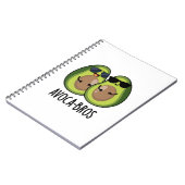Avoca-broers Grappige Avocado Woordgrap Notitieboek (Linkerzijde)