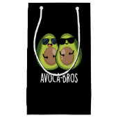 Avoca-bros Funny Avocado Pun Dark BG Klein Cadeauzakje (Voorkant)