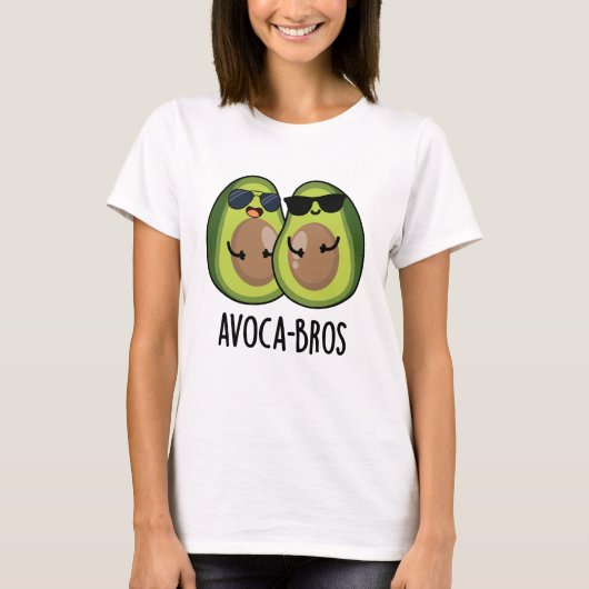 Avoca-bros Funny Avocado Pun T-shirt (Voorkant)