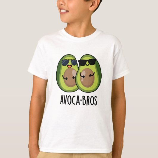 Avoca-bros Funny Avocado Pun T-shirt (Voorkant)