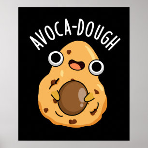 Avoca-deeg Leuke Avocado Woordgrap  Poster