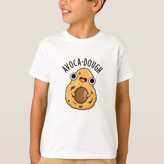 Avoca-deeg Leuke Avocado Woordgrap  T-shirt (Voorkant)