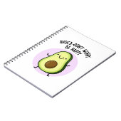 Avoca-don't Maak Je Niet Druck Wees Gelukkig Grapp Notitieboek (Linkerzijde)