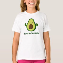 Avoca-dorable Mooie Groene Avocado Ontwerp T-shirt
