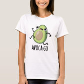 Avoca-go Grappige avocado woordspeling T-shirt (Voorkant)