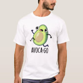 Avoca-go Grappige avocado woordspeling T-shirt (Voorkant)