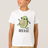 Avoca-go Grappige avocado woordspeling T-shirt (Voorkant)