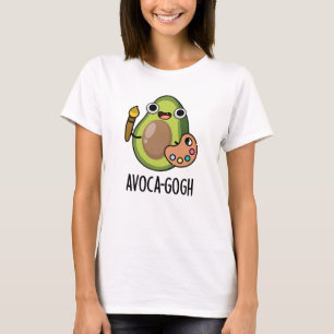 Avoca-gogh Funny Avocado Artist Pun T-shirt