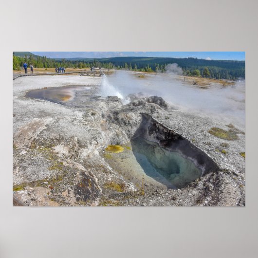 Avoca Spring, Biscuit Basin, Yellowstone Poster (Voorkant)