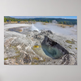 Avocabulente, Biscuit Basin, Yellowstone Poster