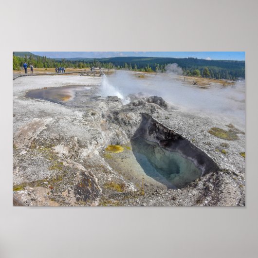 Avocabulente, Biscuit Basin, Yellowstone Poster (Voorkant)