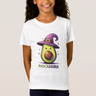 Avocadabra Magic Avocado Wizard Design T-shirt