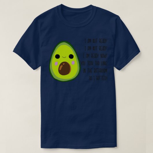 Avocado 12 1 t-shirt (Design voorkant)