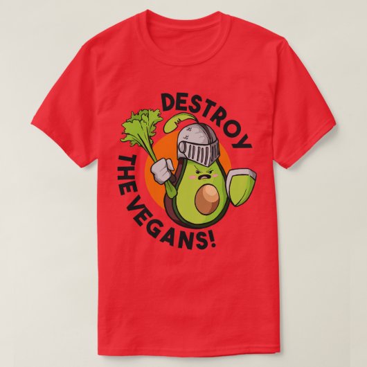 Avocado (1) t-shirt (Design voorkant)