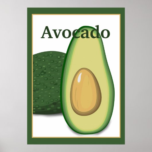 Avocado 20x28 Poster (Voorkant)