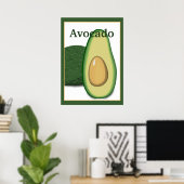Avocado 20x28 Poster (Thuiskantoor)