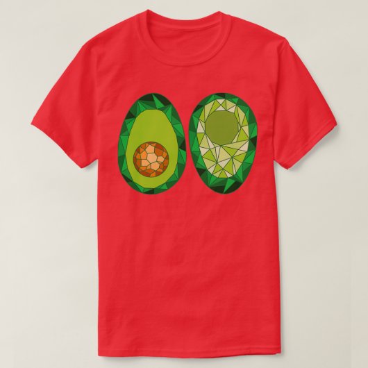 Avocado 8 1 t-shirt (Design voorkant)